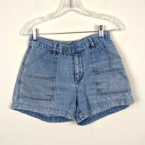 Vintage Cargo Denim Shorts Size 25